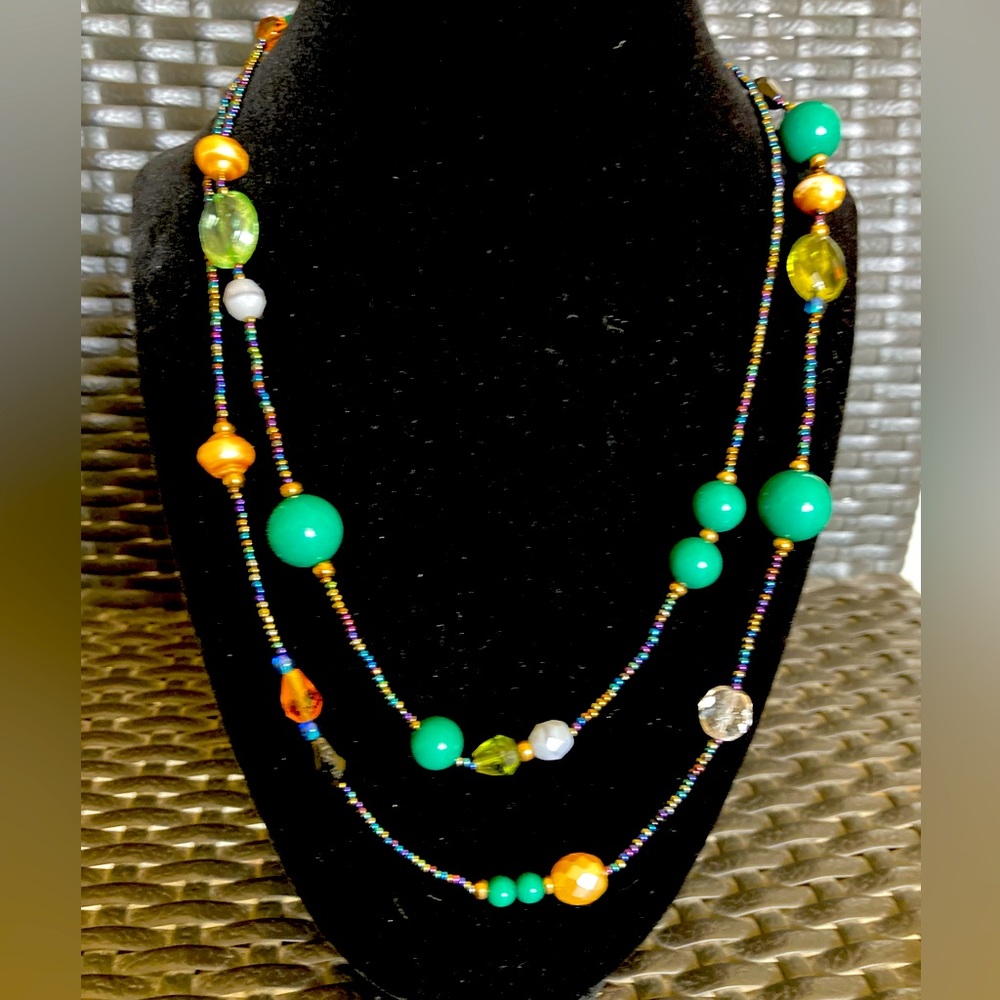 Beaded necklace 20”